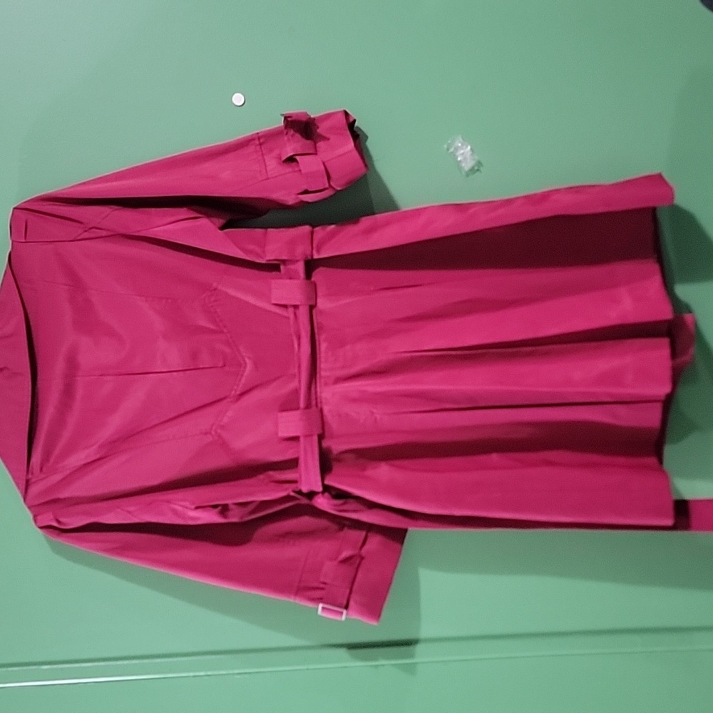 Guess Women's Pink Trench Coat - Picture 6 of 8